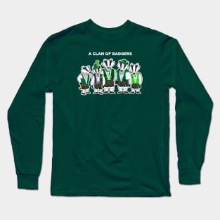 A Clan of Badgers Long Sleeve T-Shirt